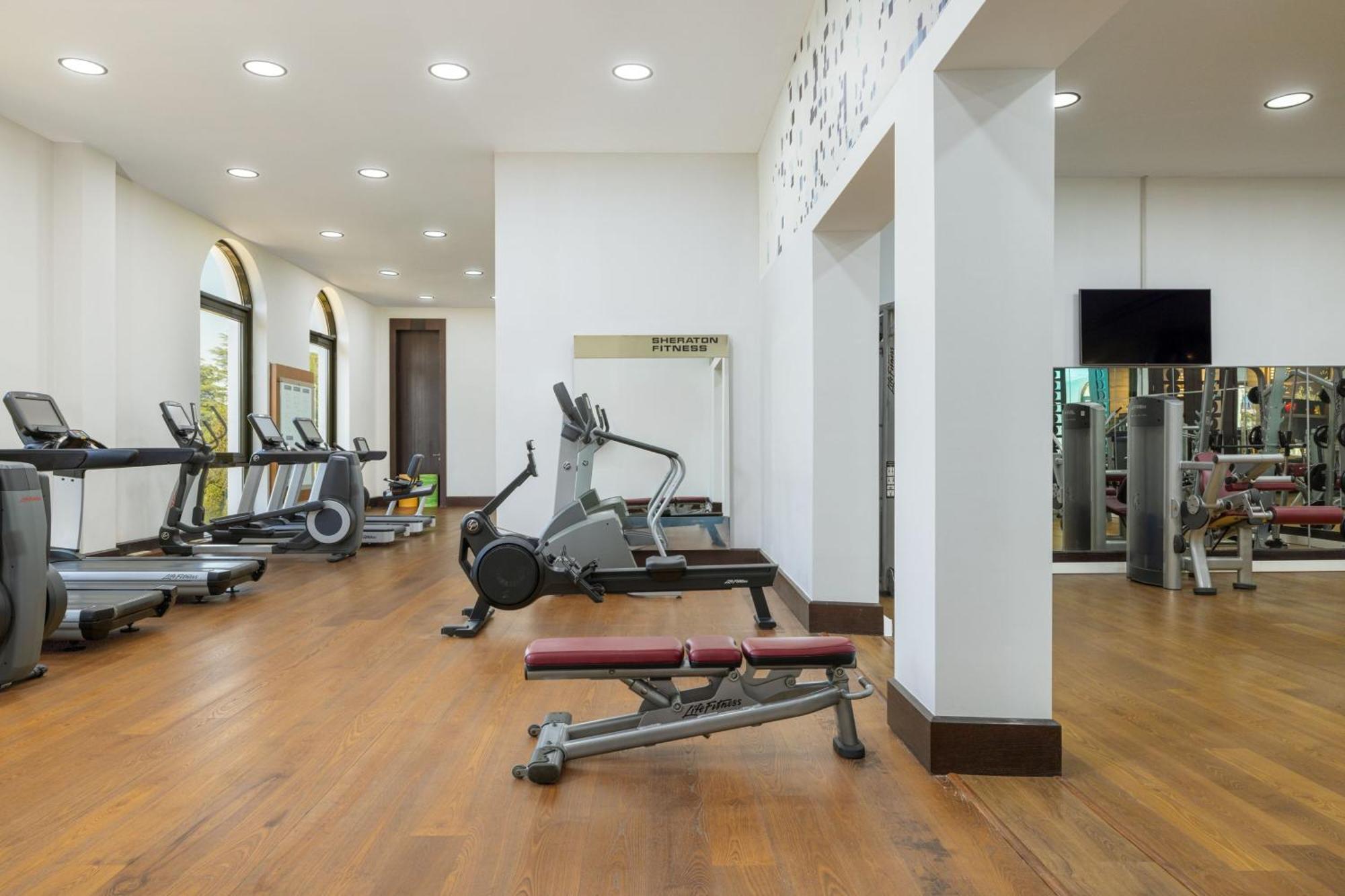 Sheraton Batumi Hotel Εξωτερικό φωτογραφία The gym at the hotel