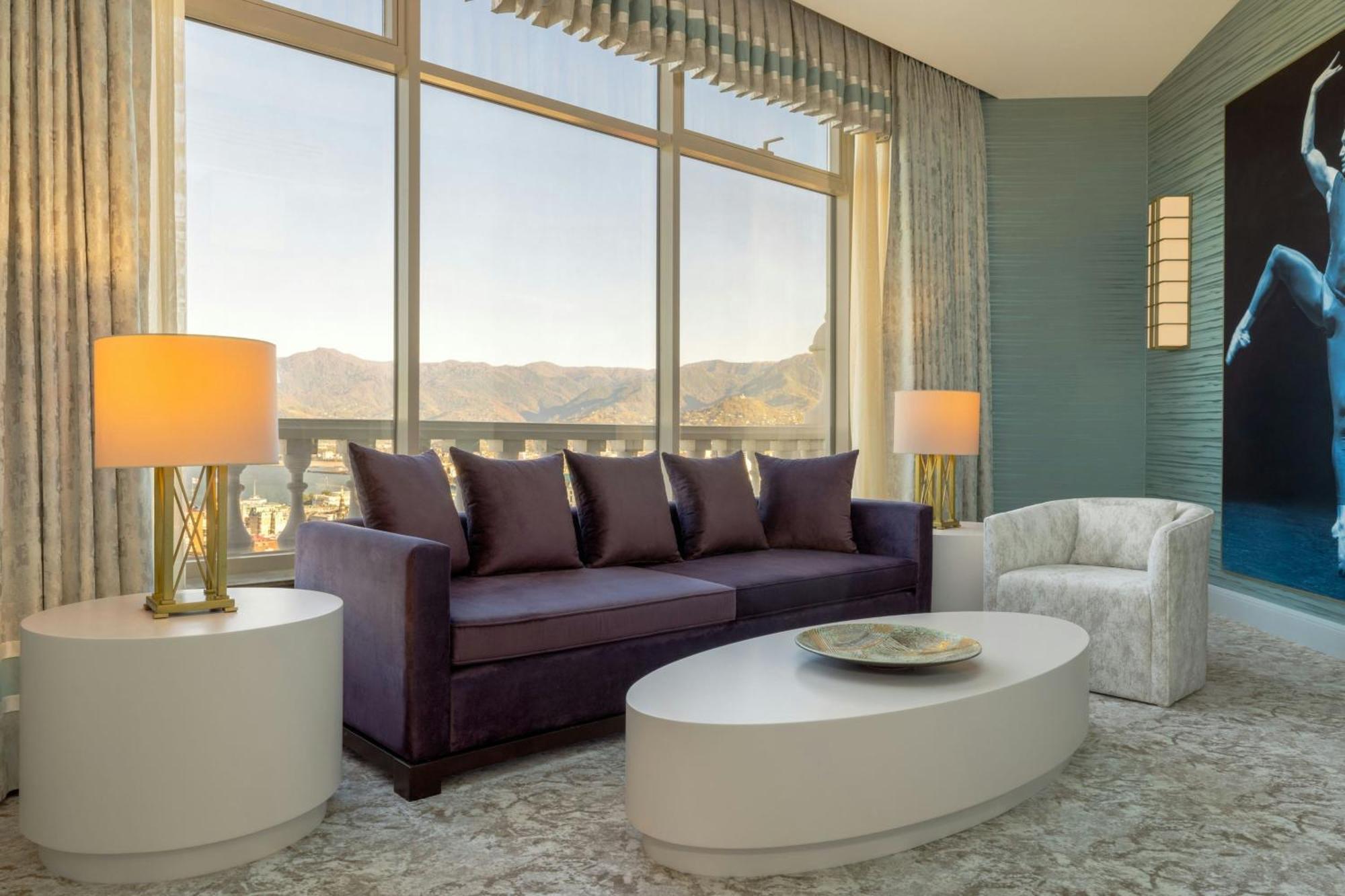 Sheraton Batumi Hotel Εξωτερικό φωτογραφία A 3D rendering of a living room